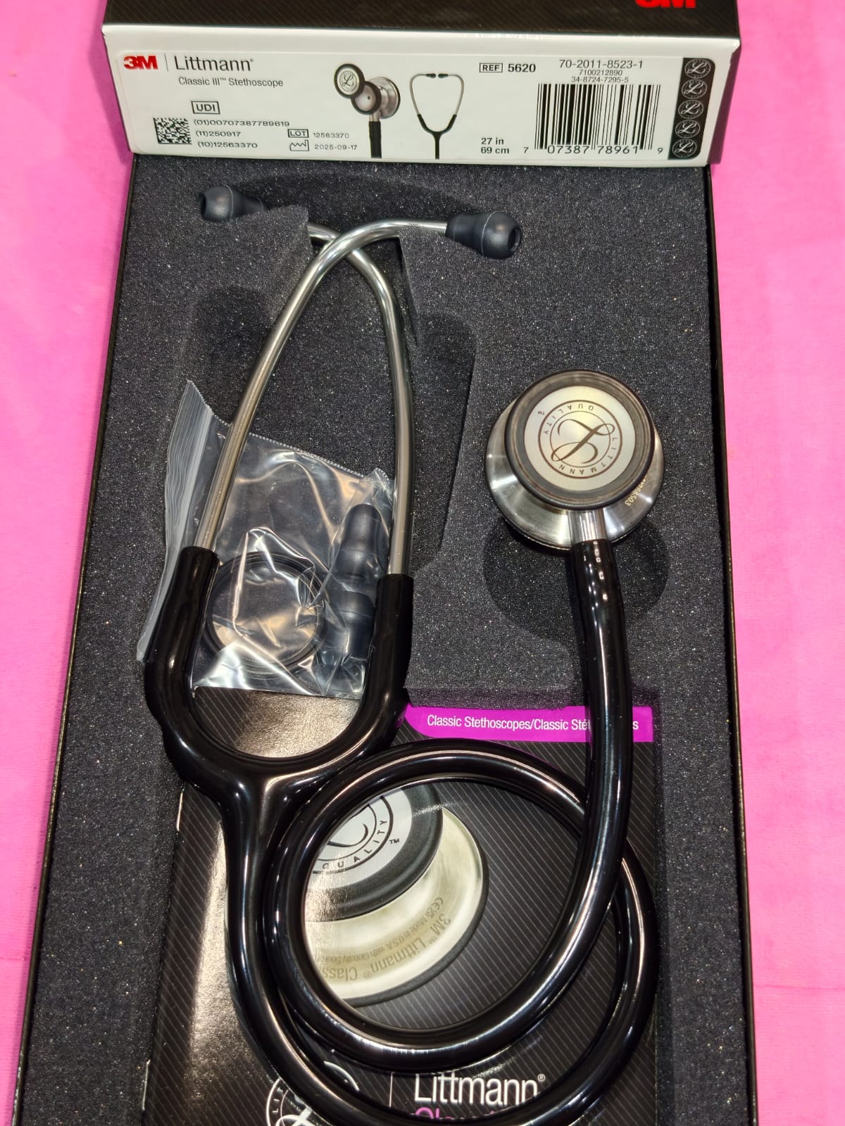 3M Littmann Classic III — Standard Black